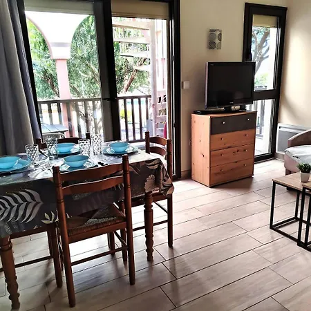 T2 Climatise Avec Rooftop Et Parking Privatif - 5 Couchages - 5perg224 * Saint-Cyprien (Pyrenees-Orientales)