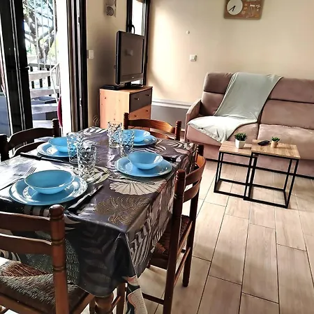Apartment T2 Climatise Avec Rooftop Et Parking Privatif - 5 Couchages - 5perg224 *